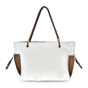 Borsa Tote in Velluto Peluche, Borsa a Tracolla Grande da Viaggio per Donna, Borsa a Tracolla Capiente per Esterni <span class=keywords><strong>2274</strong></span> - Product Image 3