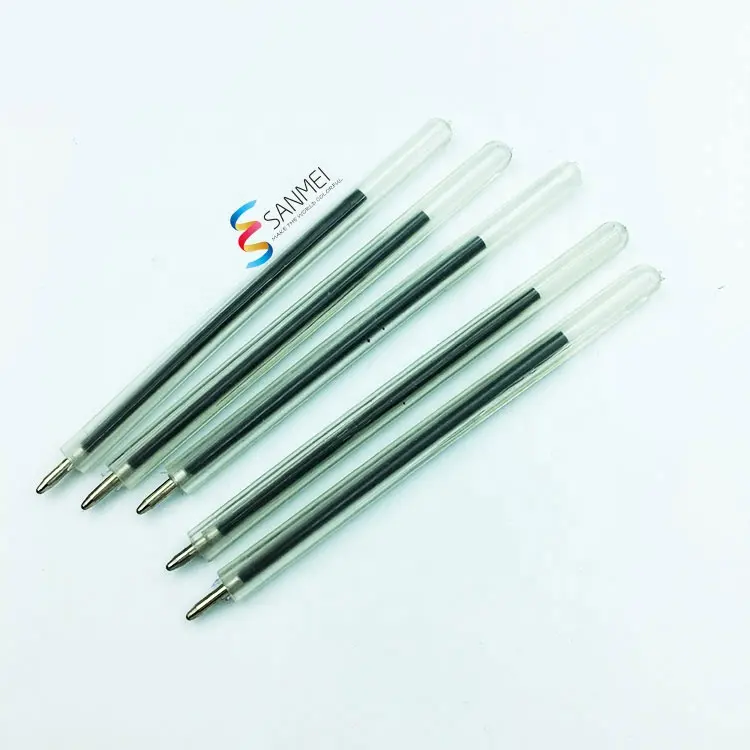 4 אינץ פלסטיק קצר לא חד רך צינור ברור גמיש כלא עט