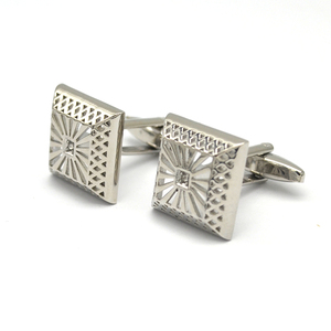 Gemelos recortados de metal de diseñador para hombre Nuevo lanzamiento para regalo de compromiso Boda o fiesta - Product Image 5