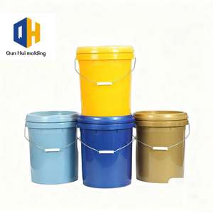 Food Grade 5 Galões Reciclado Balde De Plástico com Tampa Mel Cor Cinco Galões Balde Tambores - Product Image 3