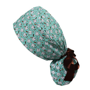 Cappello Chirurgico Ricamato Unisex per <span class=keywords><strong>Capelli</strong></span> Lunghi/Corti, per Veterinari, Infermieri e Medici - Product Image 2