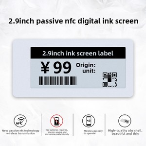 Siêu mỏng 2.9 inch không thấm nước Thẻ điện tử thụ động NFC truyền dẫn không dây E-ink màn hình kiểm soát truy cập hệ thống thẻ - Product Image 2