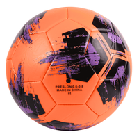 Ballon de football en cuir PVC personnalisé avec logo Aiju, tailles 2, 3, 4, 5, durable, cousu à la machine, haute qualité, professionnel, extérieur, tendance