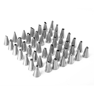 Ugelli per pasticceria in acciaio inossidabile 430 accessori per cucina pasticcere punte per decorare torte - Product Image 1