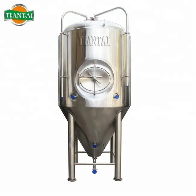 Acciaio inossidabile 400L 316L glicole rivestito fermentatore di raffreddamento attrezzature per la produzione di birra da vino