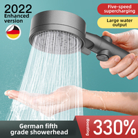 Accessoire ABS robinets de douche muraux ensemble de pommeau de douche chauffe-eau sans batterie arôme de brouillard 3 modes pommeau de douche