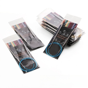 Kit d'aiguilles pour chandail à <span class=keywords><strong>tricoter</strong></span>, 14 pièces, <span class=keywords><strong>40</strong></span> mètres, ensemble de crochets circulaires, aiguilles à tisser en acier inoxydable - Product Image 2