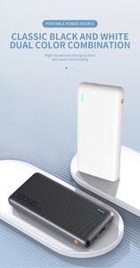 新款 22.5W 10000mAh 20000mAh 多容量电池移动电源定制徽标便携式快速充电器 Type-C 长续航移动电源 - Product Image 2