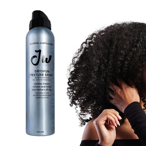 Custom Organic Aerossol Pó Seco Volumising Textura Do Cabelo <span class=keywords><strong>Spray</strong></span> para Cabelo Encaracolado Frizzy e Extensões De Cabelo Private Label