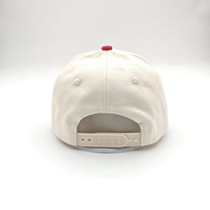 Casquette de baseball unisexe 5 panneaux en Oxford à pois avec logo brodé personnalisé de haute qualité et design structuré en maille respirante découpée au laser - Product Image 5