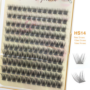 Handmade 3D Multi-cluster Segmented Waterproof Cruelty-Free <strong>Lashes</strong> for Wedding Party Social Events Individual <strong>Lash</strong> Kit - Product Image 1
