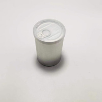 Logo personnalisé 3.5g Meilleure vente de boîtes de conserve en métal vides transparentes auto-scellantes avec couvercles Récipient en étain de 100ml Conception à sceller sous pression