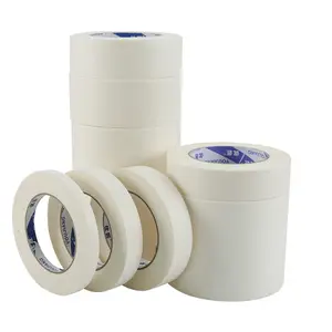 Youjian - Fita adesiva para casa de uso geral, papel crepom de cor branca de 2 polegadas, pintura