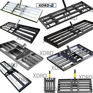 Çim Tesviye Tırmığı XDRDLR-003 Profesyonel Kalite Çelik Saplı Toz Boyalı Sarı/Gümüş Toprak İçin Dayanıklı Alet - Product Image 6