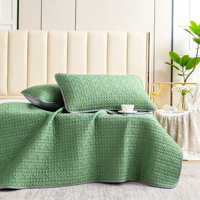 Ensemble de matelas rafraîchissant en latex Mica Ice Silk 8 mm, 3 pièces respirantes et douces pour l'été avec 2 taies d'oreiller, taille personnalisée en gros