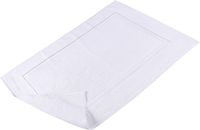 Serviettes tissées de luxe et tapis de bain 100% coton résistants à l'eau pour hôtel et usage domestique, blanc doux, épaisseur 500 g/m²