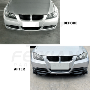 สเกิร์ตหน้าทรงโมเดิร์น สำหรับ <span class=keywords><strong>BMW</strong></span> ซีรีส์ 3 รุ่น E90 <span class=keywords><strong>E91</strong></span> 320i ปี 2005-2008  แบบใหม่ ปรับมุมกันชนหลัง  ยี่ห้อ FEIXIAN  ใช้ได้กับรถทั่วไป ติดตั้งง่าย - Product Image 3