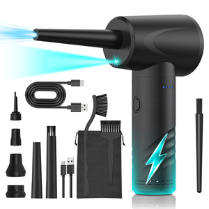 Souffleur d'air comprimé Lanceforce 55000 tr/min, rechargeable, gonfleur, outil de nettoyage portable pour voiture, clavier, voyage - Product Image 2