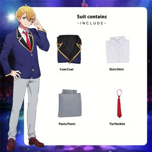 Nuevo estilo Oshi No Ko Cosplay disfraz Ai <span class=keywords><strong>Hoshino</strong></span> Akuamarin <span class=keywords><strong>Hoshino</strong></span> Anime Cosplay uniforme aguamarina <span class=keywords><strong>Hoshino</strong></span> ropa - Product Image 4