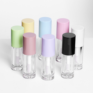 Lüks 5ml boş plastik dudak parlatıcısı tüp benzersiz ruj kabı ile vidalı kapak kozmetik dudak tonu şişe - Product Image 6