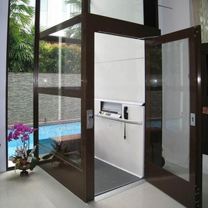 400kg tải bán lẻ máy móc cửa hàng sửa chữa khách sạn nhà hàng ISO chứng nhận thiết kế nhỏ gọn thang máy Nhà cho biệt thự/dân cư sử dụng - Product Image 5