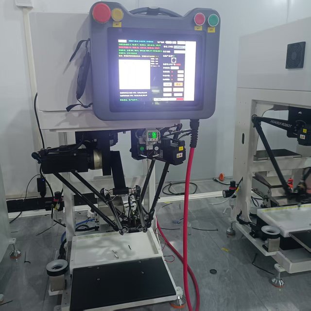New Design Integrated Delta Robot Parallel Robot With Vision Automatically Picking and Place