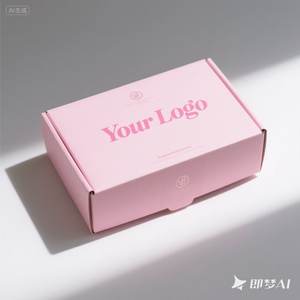 Échantillon Gratuit, Boîte d'Expédition Rose Ondulée Personnalisée pour Cosmétiques avec Logo, Carton d'Emballage - Product Image 4