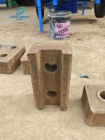 Machine à fabriquer des blocs en argile M7M2 avec moteur diesel, double moule, briques emboîtables, machine à fabriquer des briques manuelle Hydraform