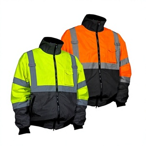 Chaqueta de seguridad reflectante de alta visibilidad, ropa de trabajo industrial de Gas y Petróleo, venta al por mayor - Product Image 1
