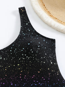 ชุดว่ายน้ำวันพีซทรงสามเหลี่ยมสีสันสดใสสำหรับผู้หญิงรุ่นใหม่ปี 2026 ผลิตจากผ้าสแปนเด็กซ์/โพลีเอสเตอร์ กันน้ำและแห้งเร็ว ดีไซน์สั่งทำได้ - Product Image 2