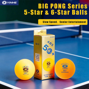Pelotas <span class=keywords><strong>de</strong></span> Tenis <span class=keywords><strong>de</strong></span> Mesa YINHE 9995Y y 9996Y: Pelotas <span class=keywords><strong>de</strong></span> <span class=keywords><strong>Ping</strong></span> <span class=keywords><strong>Pong</strong></span> con Costuras <span class=keywords><strong>de</strong></span> ABS <span class=keywords><strong>de</strong></span> 50+mm y 55+mm para Entretenimiento <span class=keywords><strong>de</strong></span> Adultos y Principiantes - Product Image 1
