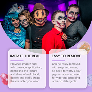 <span class=keywords><strong>Kit</strong></span> de <span class=keywords><strong>maquillage</strong></span> de <span class=keywords><strong>vampire</strong></span> EelHope pour Halloween, fabriqué à Shantou, pour les fêtes, la peinture sur visage, les accessoires de costume et de mascarade - Product Image 4