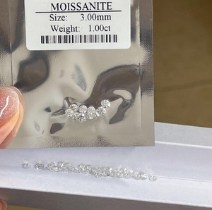 3mm Round Moissanite DE VVS1 <strong>Excellent</strong> Cut Small Size <strong>Loose</strong> Moissanite <strong>Diamond</strong> - Product Image 1