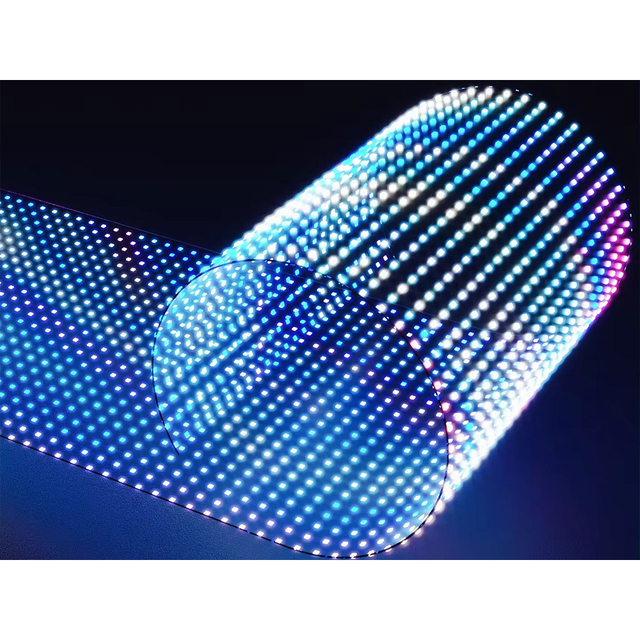 Easy Quick Installing Ultra Thin Indoor Led Video Wall Self Adhesive Window Display Flexible Screen Transparent Led Film 8K