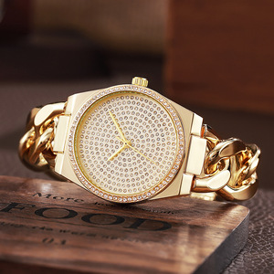Nouvelle montre pour homme avec bracelet en acier ciel étoilé et diamants, cadran entièrement serti de diamants, bracelet ajouré, fabricant de <span class=keywords><strong>montres</strong></span> pour homme - Product Image 6