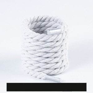 Cordones de algodón y cáñamo de color personalizado Yrunfeety, cordones redondos gruesos de 8 mm, cordones trenzados para zapatos SB <span class=keywords><strong>Dunk</strong></span>. - Product Image 5