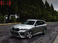 Kit carrosserie style carbone 3D (lame avant, jupes latérales, diffuseur arrière) pour BMW X3M F97 X4M F98, vente en gros directe usine, pièces auto