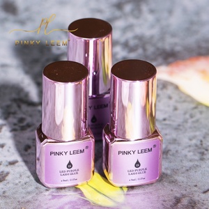 Colle pour extensions de cils Pinky leem Smart 1s Bond Top, fournisseur, sans fumée, résistante à l'huile, sans humidité, colle UV violette pour cils - Product Image 5
