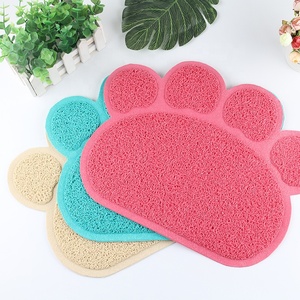 Wasserdichte Rutschfeste Outdoor-Fußmatte im Klassischen Stil mit Niedlichem Tierpfoten-Design aus PVC-Gummi, Haustiermatte in Kartonverpackung - Product Image 2