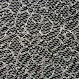 Haut de gamme cordon Voile Tulle robe de soirée dentelle <span class=keywords><strong>suisse</strong></span> blanc Tulle maille tissu 100% Polyester Net tissu - Product Image 2