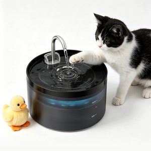 Portable Lightweight Pet Water Fountain Full Filtration System Quiet Running Pet Dispenser - Product Image 1