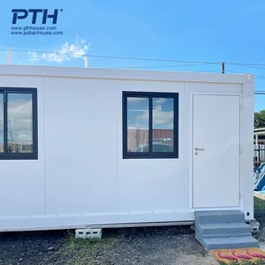 Casa container prefabbricata modulare prefabbricata da 20 piedi flat-pack casa container vivente
