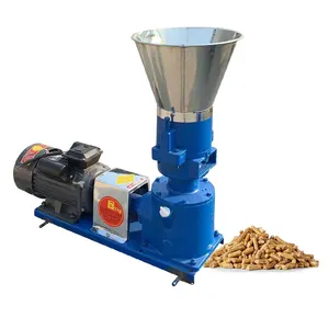 CE 500kg/h Poultry Feed Manufacturing Equipment Animal Feed+Processing+Machine Rabbit Sheep Chicken Animal Feed Pellet Machine