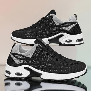 Chaussures de marche en mesh pour hommes, légères, décontractées, antidérapantes, avec coussin EVA, pour le sport en plein air, en coton, toutes saisons, brodées - Product Image 1