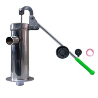 Pompe manuelle à main en acier inoxydable 304 épaissi pour usage domestique, extracteur d'eau de puits 1,5 CV 0,5 CV à haut débit