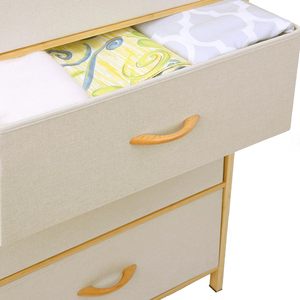 竹子<span class=keywords><strong>2</strong></span>搁板<span class=keywords><strong>3</strong></span>抽屉柜多功能整理器梳妆台 - Product Image 6