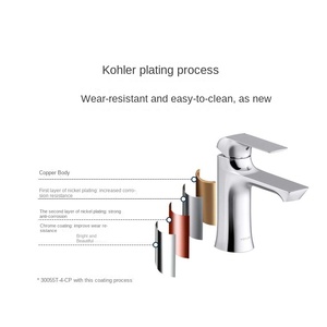 Grifo Monomando de Latón para Lavabo, Sin Contacto, Agua Fría y Caliente, para Mueble de Baño, Modelo 30055T - Product Image 4