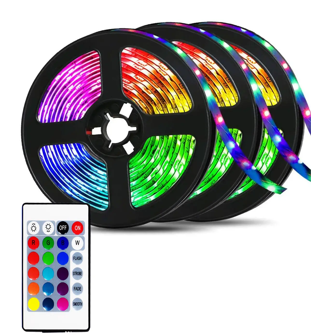 Usb TV Backlight Para Rgbic Multicolor Running 5V Rgbw Cinta 5050 SMD Tira De Luces Neon Luz Cob Smart Rgb LED Strip Light
