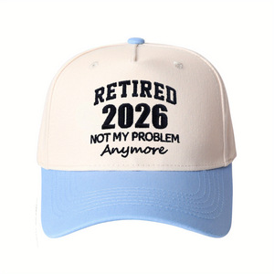 Cadeaux de retraite 2026 : Idées de chapeaux de retraite – Casquette de baseball brodée à 5 panneaux pour hommes et femmes - Product Image 3
