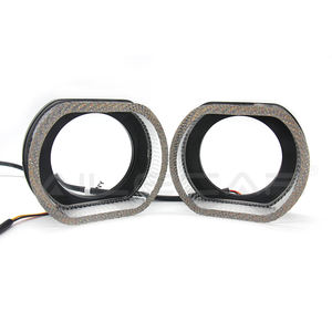 Meilleur prix enveloppes de projecteur intégrées <span class=keywords><strong>KINGRING</strong></span> O Shape Angel Eyes pour lentille de projecteur bi-LED de 3.0 pouces - Product Image 5